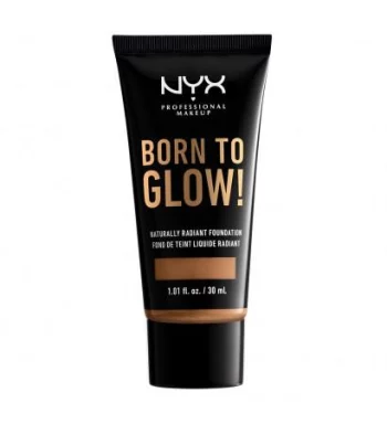 NYX PROFESSIONAL MAKEUP Тональная основа с эффектом естественного сияния Born To Glow Naturally Radiant Foundation - Warm Honey